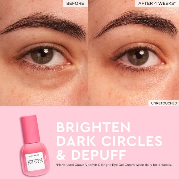 • New • Glow Recipe Bright Eye Gel Cream Guava Vitamin C 15 ml Host Pick! Fave! - Picture 4 of 16